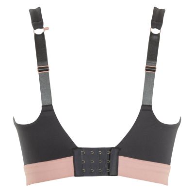 Panache Sport Panache Sport 5022 Ultra Perform UW -urheilurintaliivit Charcoal Kaarituettu, toppaamaton urheiluliivi, jossa muunneltavat olkaimet 60-90, D-J 5022-CHR