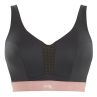 Panache Sport Panache Sport 5022 Ultra Perform UW -urheilurintaliivit Charcoal-thumb Kaarituettu, toppaamaton urheiluliivi, jossa muunneltavat olkaimet 60-90, D-J 5022-CHR