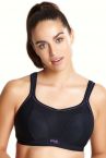 Panache Sport Panache Sport 7341 NW urheiluliivit musta-violetti-thumb Kaaritueton, topattu sporttiliivi 60-90, D-J 7341-BLK