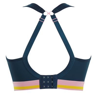 Panache Sport Panache Sport 7341B NW urheiluliivit Retro Navy Kaaritueton, topattu sporttiliivi 65-90, D-J 7341B-RETRO