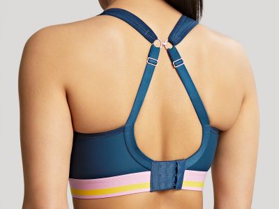 Panache Sport Panache Sport 7341B NW urheiluliivit Retro Navy Kaaritueton, topattu sporttiliivi 65-90, D-J 7341B-RETRO