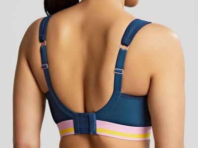 Panache Sport Panache Sport 7341B NW urheiluliivit Retro Navy Kaaritueton, topattu sporttiliivi 65-90, D-J 7341B-RETRO