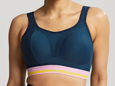 Panache Sport Panache Sport 7341B NW urheiluliivit Retro Navy Kaaritueton, topattu sporttiliivi 65-90, D-J 7341B-RETRO