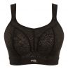 Panache Sport Panache Sport 7341C NW urheiluliivit Black Lace & Latte-thumb Kaaritueton, topattu sporttiliivi 60-90, D-J 7341C-BL&L