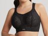 Panache Sport Panache Sport 7341C NW urheiluliivit Black Lace & Latte-thumb Kaaritueton, topattu sporttiliivi 60-90, D-J 7341C-BL&L