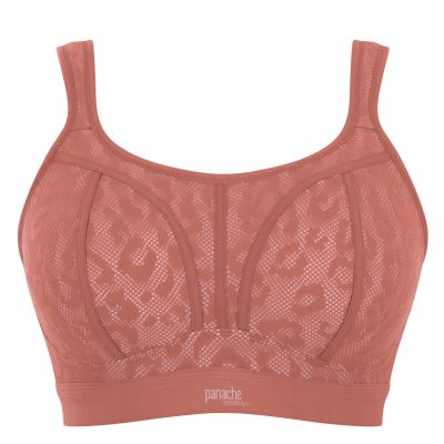 Panache Sport Panache Sport 7341C NW urheiluliivit Sienna Lace Kaaritueton, topattu sporttiliivi 65-90, D-GG 7341C-SIA