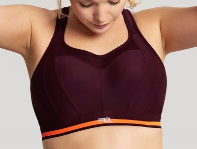Panache Sport Panache Sport 7341R NW Racer Back -urheiluliivit Mulberry Kaaritueton, topattu sporttiliivi 60-90, D-J 7341R-MUY