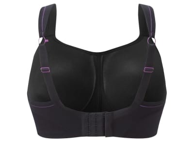 Panache Sport Panache Sport 7341 NW urheiluliivit musta-violetti Kaaritueton, topattu sporttiliivi 60-90, D-J 7341-BLK