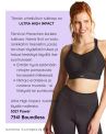 Panache Sport 7341B Boundless NW P -urheiluliivit - Black-thumb Kaaritueton, topattu sporttiliivi. 60-90, D-M 7341B-BLK