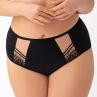 Gorsenia Paradise-alushousut Black-Beige-thumb Alushousut normaalikorkealla vyötäröllä M/38 - 4XL/48 K497-BLK/CZA
