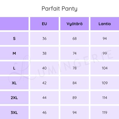 Parfait Parfait Panty Hipster -alushousut - Blackberry Hipster-housut litteillä liimasaumoilla. S/36 - 3XL/46 PP5055-BLY