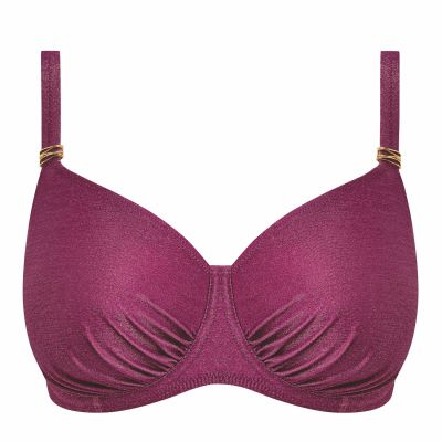 Fantasie Paros Coast UW Full Cup -bikiniliivit - Berry Shimmer Kokokuppinen, toppaamaton ja kaarituettu bikiniliivi. 65-90, D-K FS506101-BER