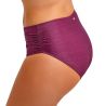 Fantasie Paros Coast Full Brief -bikinihousut - Berry Shimmer-thumb Korkeavyötäröiset bikinihousut rypytyksillä. S/38 - 2XL/46 FS506171-BER