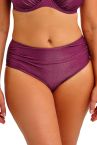 Fantasie Paros Coast Full Brief -bikinihousut - Berry Shimmer-thumb Korkeavyötäröiset bikinihousut rypytyksillä. S/38 - 2XL/46 FS506171-BER