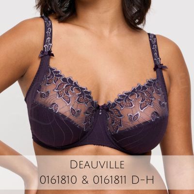PrimaDonna Deauville UW Full Cup -rintaliivit Amethyst Gem Kaarituettu, toppaamaton täyskuppinen liivi. 65-110, D-K 01618-10/11/15-AMG
