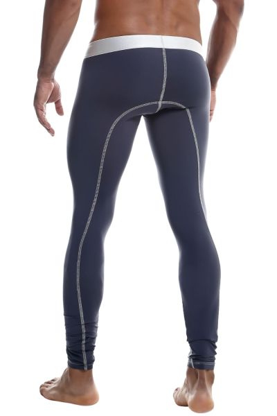 MaleBasics Performance Long John pitkälahkeiset alushousut harmaa MBM05 Pitkälahkeiset alushousut 78% polyamidi, 22% elastaani<br> S-XL MBM05