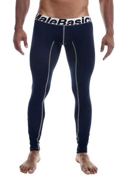 MaleBasics Performance Long John pitkälahkeiset alushousut navy MBM05 Pitkälahkeiset alushousut 78% polyamidi, 22% elastaani<br> S-XL MBM05