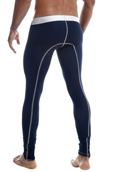 MaleBasics Performance Long John pitkälahkeiset alushousut navy MBM05 Pitkälahkeiset alushousut 78% polyamidi, 22% elastaani<br> S-XL MBM05