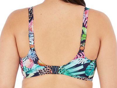 Elomi Pina Colada UW Plunge -bikiniliivit Midnight Kaarituettu balconette-bikiniliivi. 75-100, E-L ES7262-MIH