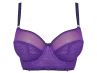 Cleo by Panache Piper Soft Balconnet -rintaliivit Violet-thumb Kaarituettu, pehmeäkuppinen balconette-liivi 65-85, D-J 10031-VIO