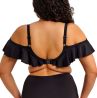 Elomi Plain Sailing UW Ruffle Plunge -bikiniliivit Black-thumb Kaarituettu edestä bikiniliivi röyhelöolkaimilla. 75-100, E-L ES7282-BLK