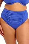 Elomi Plain Sailing Ruched -bikinihousut Azure Blue-thumb Korkeavyötäröiset kevyesti tukea antavat bikinihousut. 38-52 ES7286-AZE