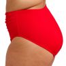 Elomi Plain Sailing Ruched -bikinihousut - Lava Red-thumb Korkeavyötäröiset kevyesti tukea antavat bikinihousut. 38-52 ES7286-LAA
