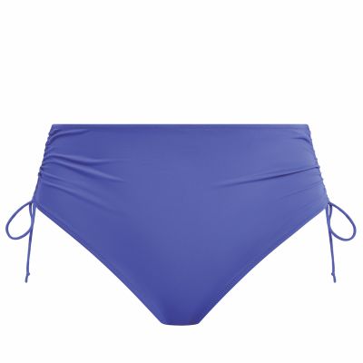 Elomi Plain Sailing Adj. HW -bikinihousut Azure Blue Korkeavyötäröiset bikinihousut säädettävillä sivuilla. 40-52 ES7287-AZE
