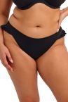 Elomi Plain Sailing Hi-Leg Ruffle -bikinihousut Black-thumb Korkeavyötäröiset bikinihousut. 40-52 ES7288-BLK