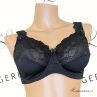 Plaisir Lingerie Beate UW Soft Full Cup -rintaliivit Black-thumb Kaarituettu, toppaamaton, joustopitsinen täyskuppiliivi. 80-110, D-I 619431-1/BLK