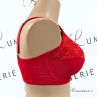 Plaisir Lingerie Beate UW Soft Full Cup -rintaliivit Red-thumb Kaarituettu, toppaamaton, joustopitsinen täyskuppiliivi 80-110 D-H 619431-4/RED