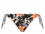 Port Maria Classic Tie Side -bikinihousut Black Floral