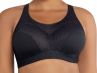 Parfait Active Power Fit -urheilurintaliivit Black w Pink Blush-thumb Kaarituettu, toppaamaton urheiluliivi muunneltavilla olkaimilla 70-100, D-H P6002-BLK