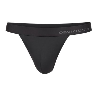 Obviously PrimeMan Bikini brief musta Bikini brief 90% Mikrokuitu, 10% Lycra<br> S-XL A05-1A
