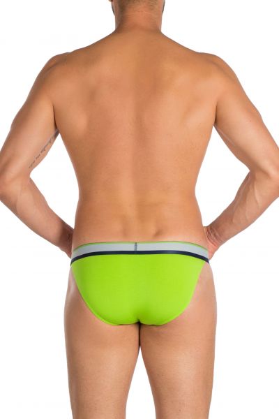 Obviously PrimeMan Bikini brief lime Bikini brief 90% Mikrokuitu, 10% Lycra<br> S-XL A05-1P