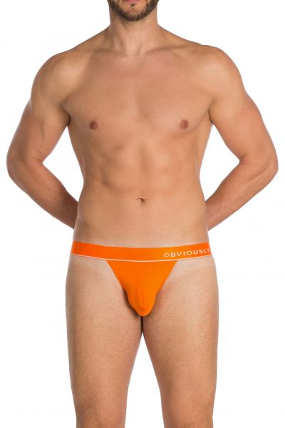 Obviously PrimeMan Bikini brief oranssi Bikini brief 90% Mikrokuitu, 10% Lycra<br> S-XL A05-1O