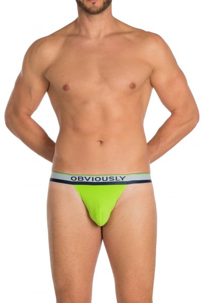 Obviously PrimeMan Stringit lime Stringit 90% Mikrokuitu, 10% Lycra<br> S-XL A06-1P