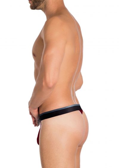Obviously PrimeMan Stringit tummanpunainen Stringit 90% Mikrokuitu, 10% Lycra<br> S-XL A06-1L