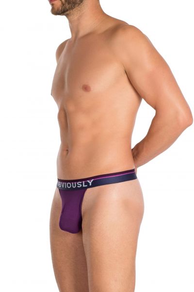 Obviously PrimeMan Stringit violetti Stringit 90% Mikrokuitu, 10% Lycra<br> S-XL A06-1Q