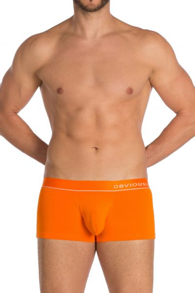 Obviously PrimeMan Trunk oranssi Trunk-bokserit 90% Mikrokuitu, 10% Lycra<br> S-XL A03-1O