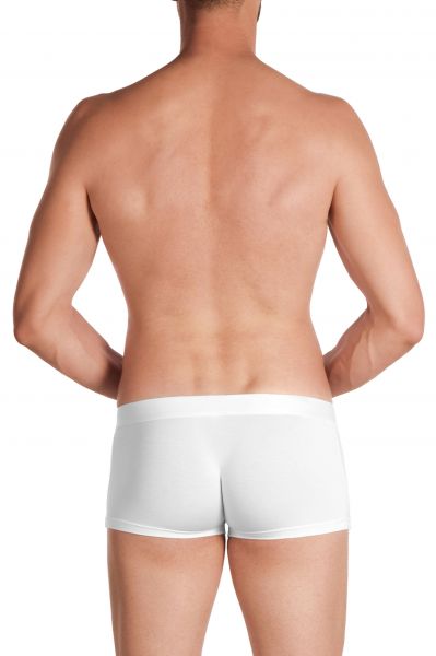 Obviously PrimeMan Trunk valkoinen Lyhytlahkeiset Trunk-bokserit<br> 90% Mikrokuitu, 10% Lycra<br> S-XL A03-1N