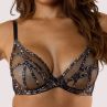 Playful Promises Ramona UW Strap & Mesh Plunge -rintaliivit Leopard Satin (ENNAKKOTILAUS 25.10.)-thumb Kaarituettu, toppaamaton meshliivi remmiyksityiskohdilla. 70-105 D-K PP-3220-LP