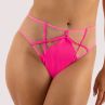 Playful Promises Ramona Strap & Mesh HW Brief -alushousut Neon Pink Satin-thumb  38 - 54 PP-HWB-3220-NPS