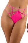 Playful Promises Ramona Strap & Mesh HW Brief -alushousut Neon Pink Satin-thumb  38 - 54 PP-HWB-3220-NPS