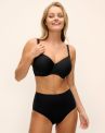 Fantasie Rebecca Essentials UW Moulded-t-paitarintaliivit - Black-thumb Kokokuppinen, kaarituettu liivi, jossa sileät muotoonprässätyt kupit 65-95, D-K FL101310-BLK