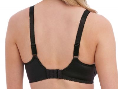 Fantasie Rebecca Essentials UW Moulded-t-paitarintaliivit Black Kokokuppinen, kaarituettu liivi, jossa sileät muotoonprässätyt kupit 65-95, D-K FL101310-BLK