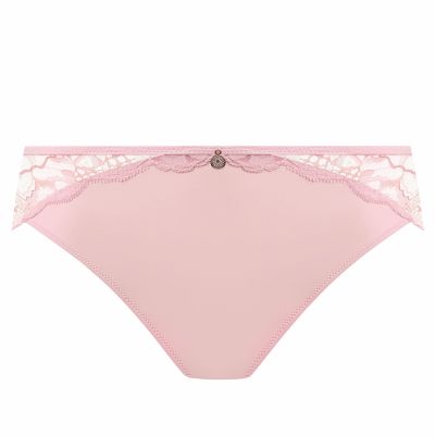 Fantasie Reflect Midi Brief -alushousut - Soft Pink Normaalivyötäröiset alushousut pitsikoristeilla. XS-2XL FL101850-SOK