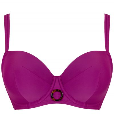 Curvy Kate Retro Sun Padded Balcony -bikiniliivit Orchid Kaarituettu, topattu, balconettemallinen bikiniliivi. 70-100, E-M CS-019-300