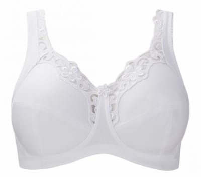 Royce Lingerie Rhianna-rintaliivit kaarituettomat valkoinen Kaaritueton ja toppaamaton täyskuppiliivi 70-100 DD-GG 577-WHE