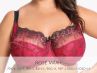 Gaia Lingerie Rose Soft -rintaliivit Raspberry-thumb Kaarituettu, toppaamaton lähes täyskuppinen malli 65-105, D-L BS-1115-MAL-S16/SMX16